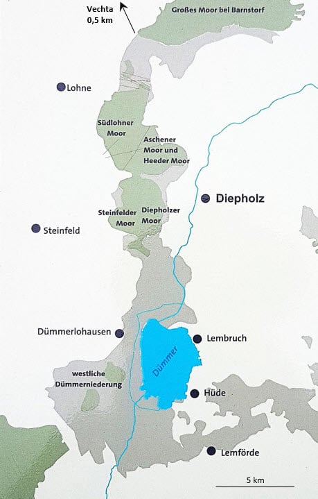 Die Diepholzer Moorniederung. Quelle: Naturpark Dümmer.